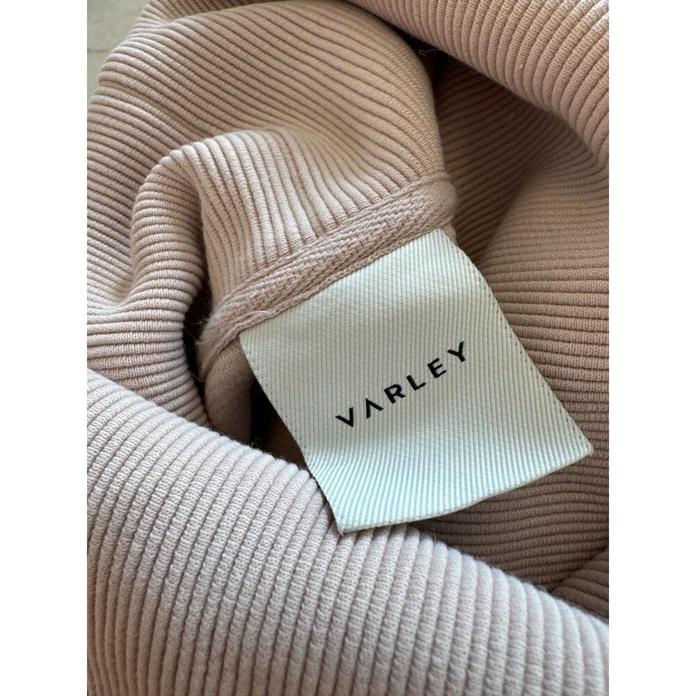 Varley Women’s Milton Oversized Side-Zip Collared Hoodie | Pale Pink | Small - Picture 4 of 6